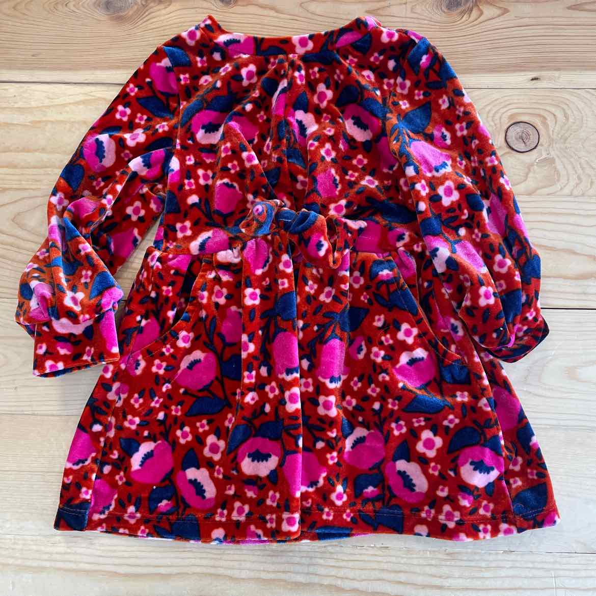 CAT JACK VELVET DRESS 18 MOS