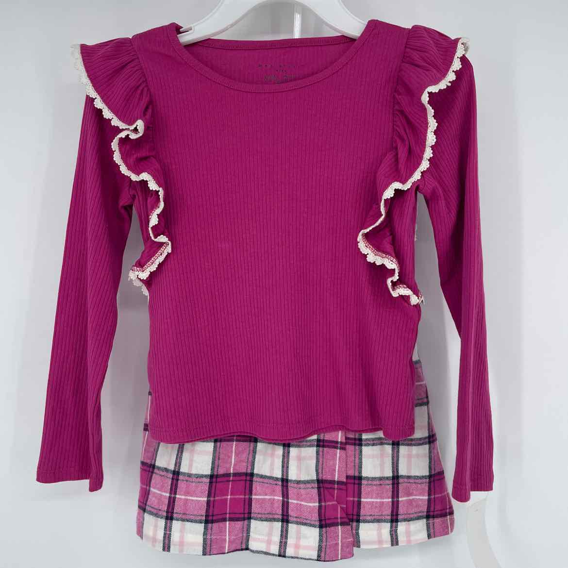 MAX STUDIO PINK/PLAID OUTFIT 5-6