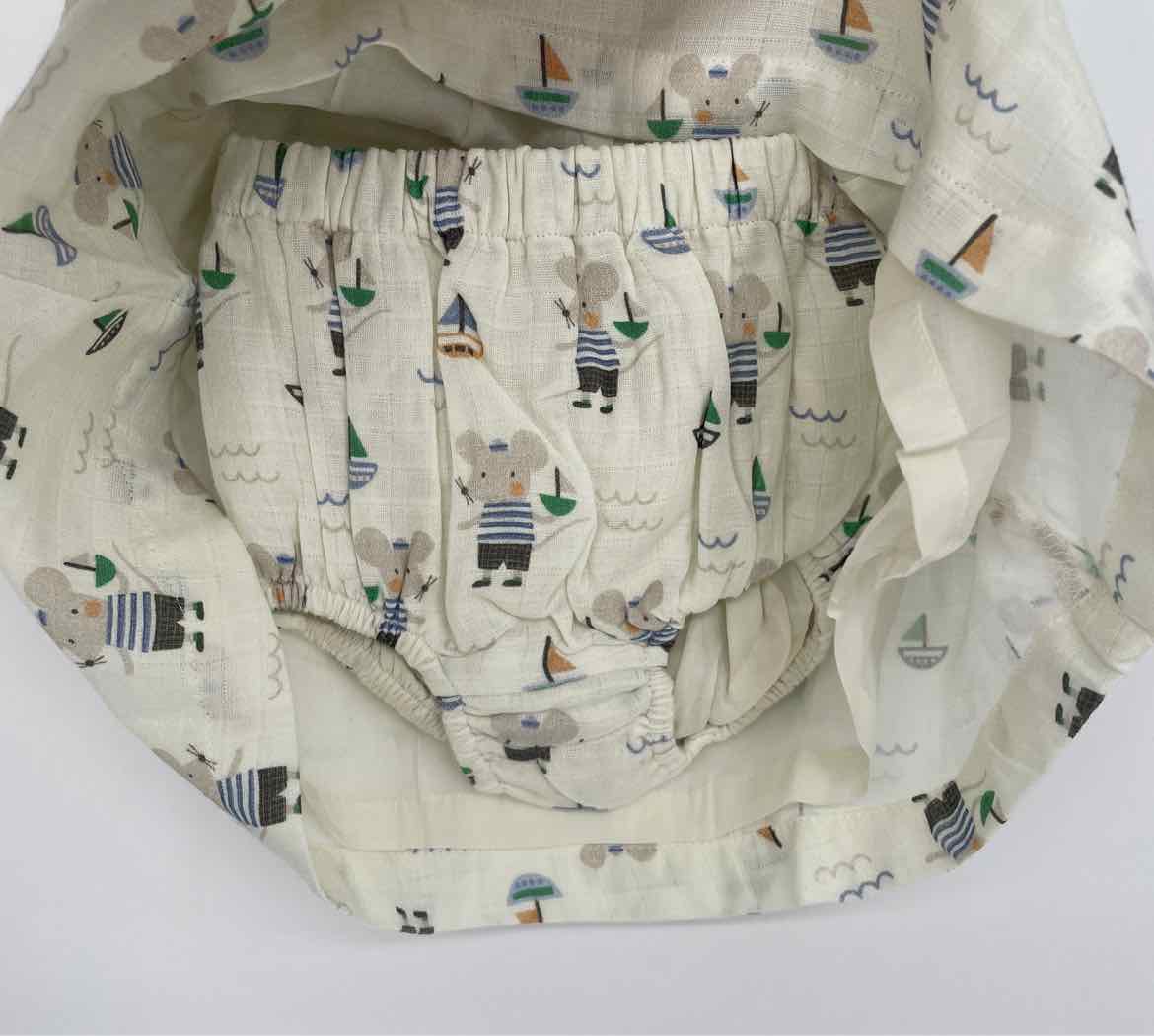 NEW! VIVERANO DRESS SET 0-3 MOS