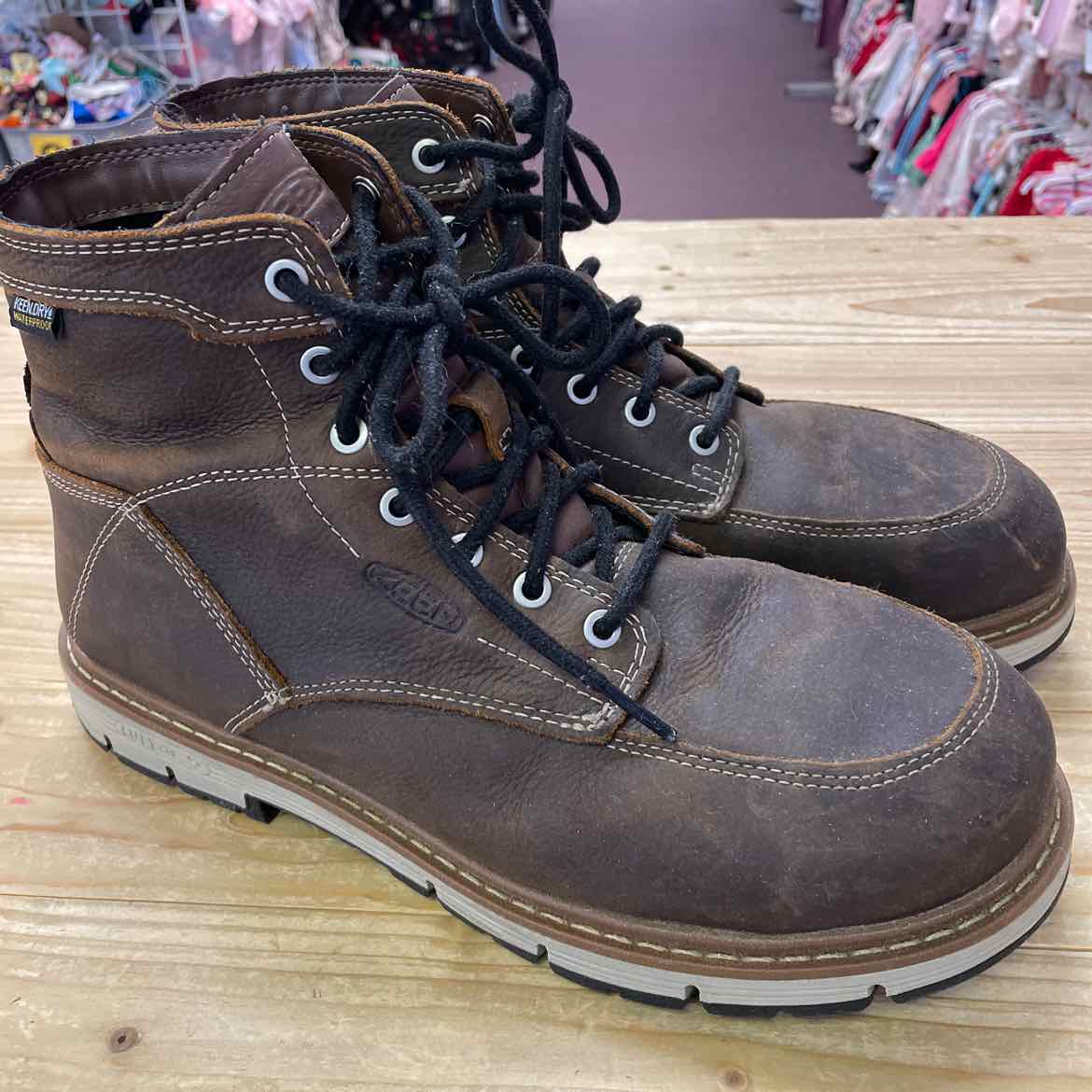 KEEN UTILITY STEEL TOE BOOTS 10.5D