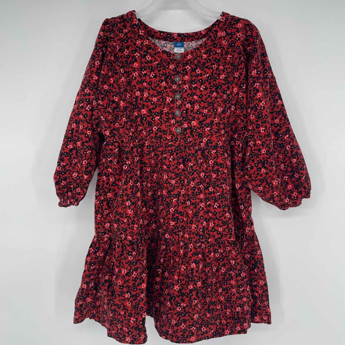 OLD NAVY FLORAL CORD DRESS 6-7