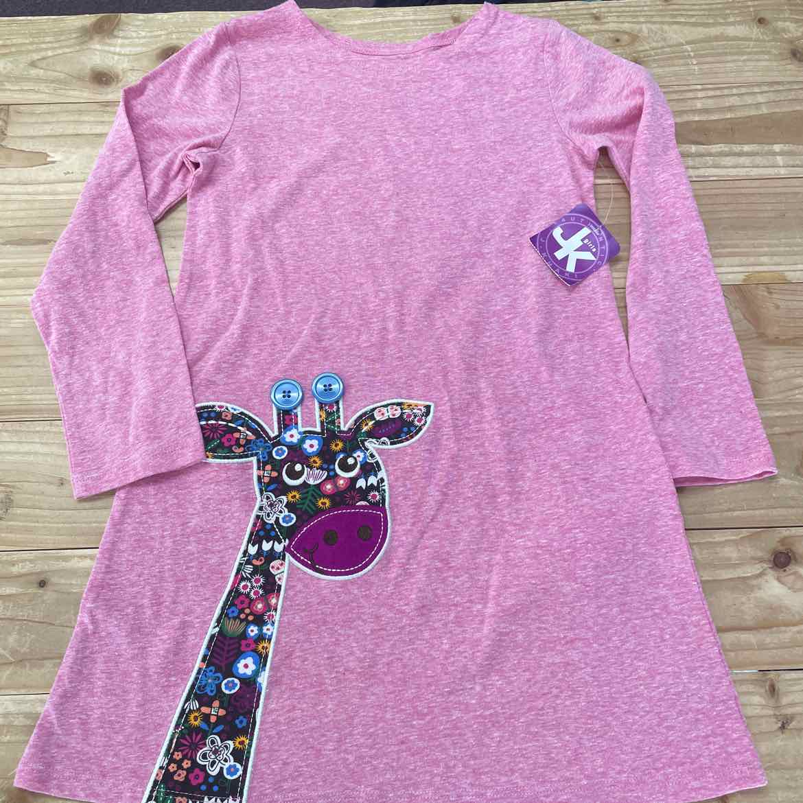 NEW! J KHAKI PINK GIRAFFE DRESS 6