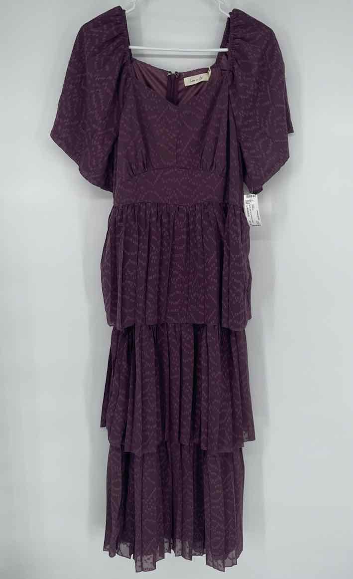 NEW! LEIA IN CO PURPLE DRESS L