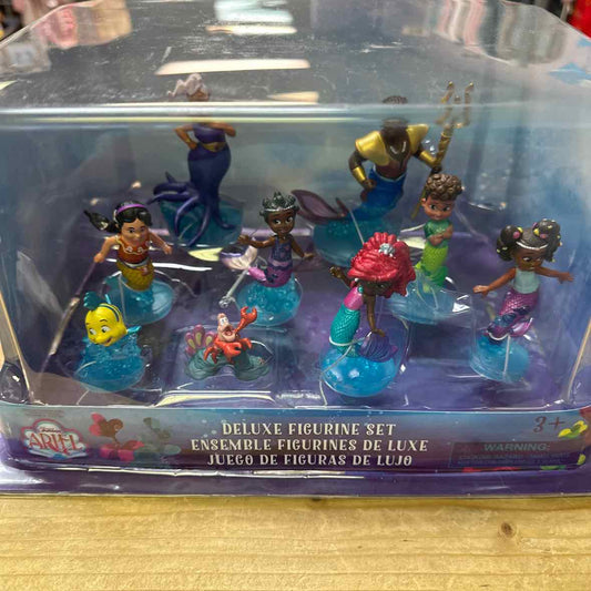 NEW! DISNEY JUNIOR ARIEL DELUXE FUGURINE SET