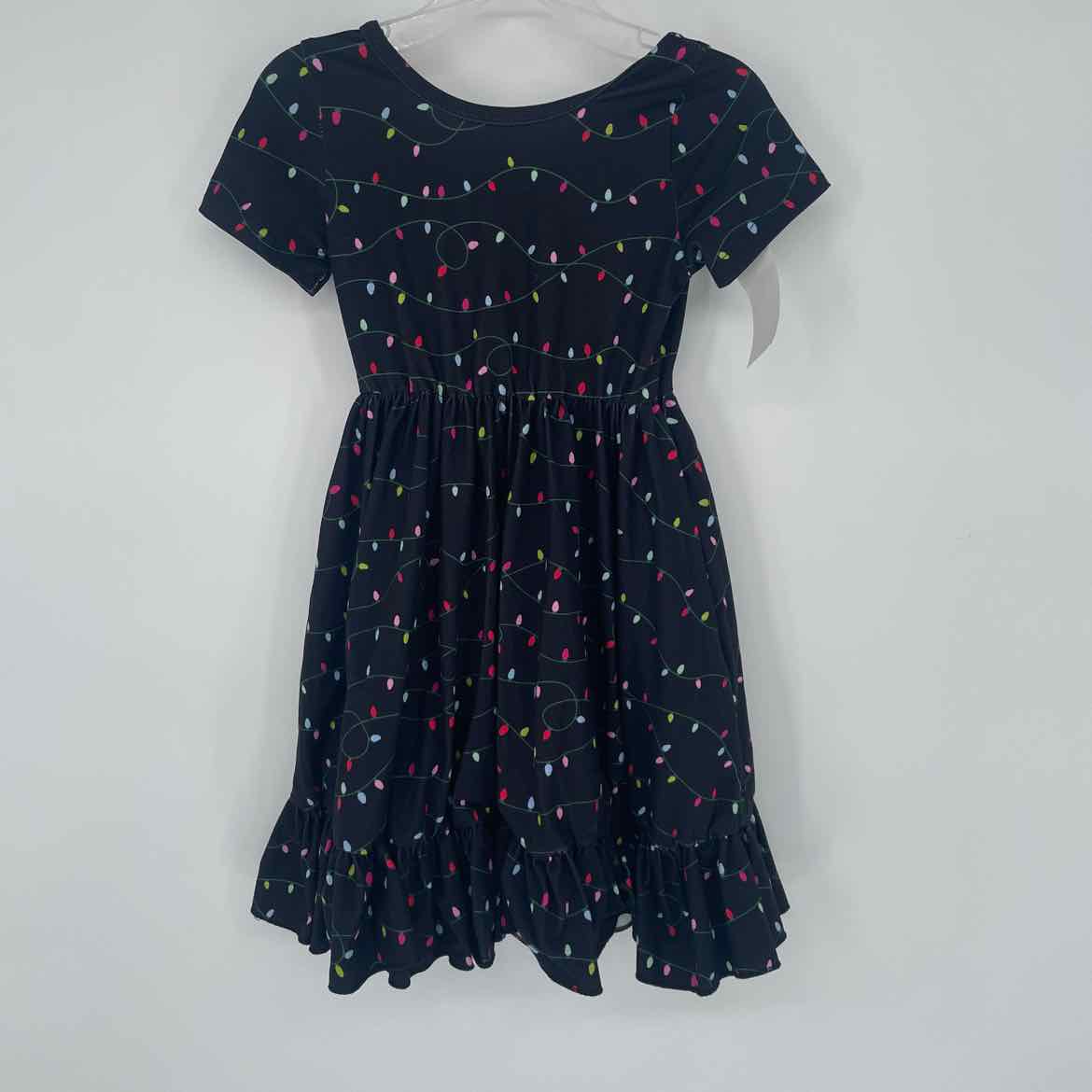 GIRLHOOD BLACK CHRISTMAS LIGHTS DRESS 6