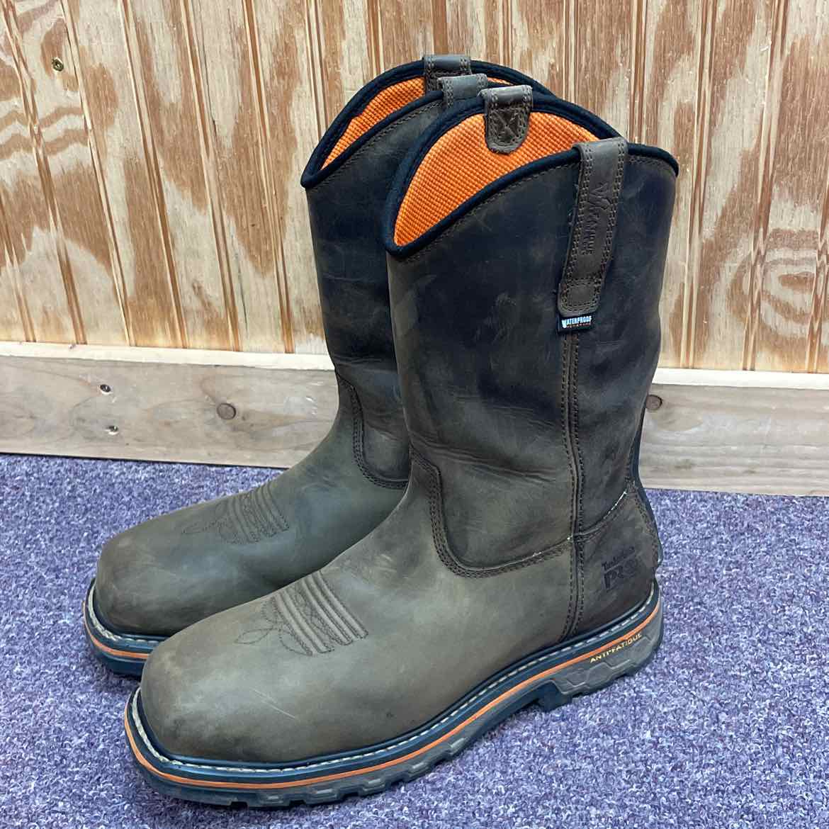 TIMBERLAND PRO STEEL TOE BOOTS 10M