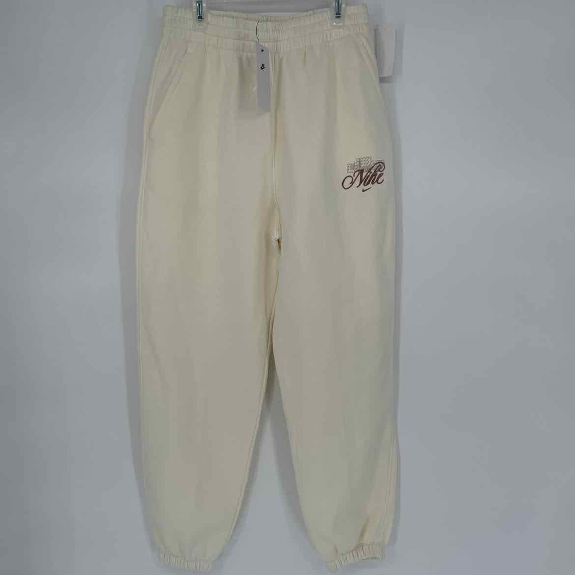 NEW! NIKE CREAM JOGGERS L