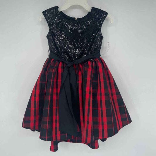 PIPPA JULIE RED/BLACK PLAID DRESS 6