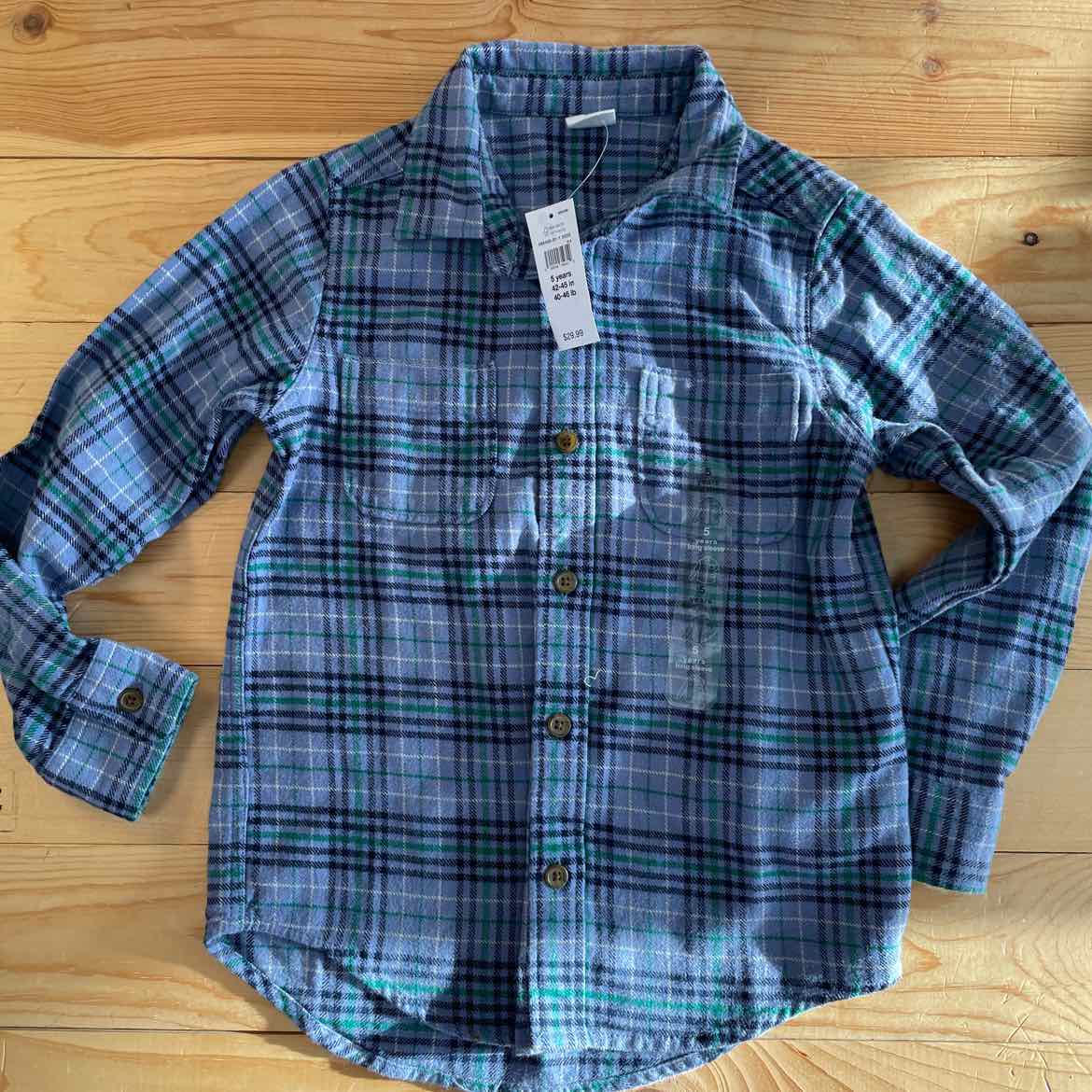 NEW! GAP FLANNEL SHIRT 5