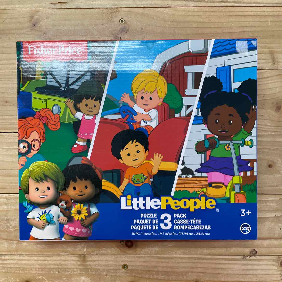 NEW! FISHER PRICE 3 PK PUZZLES