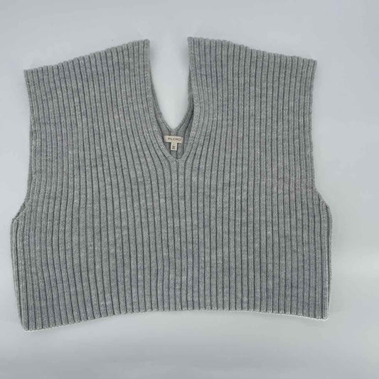 PILCRO GRAY SWEATER VEST L