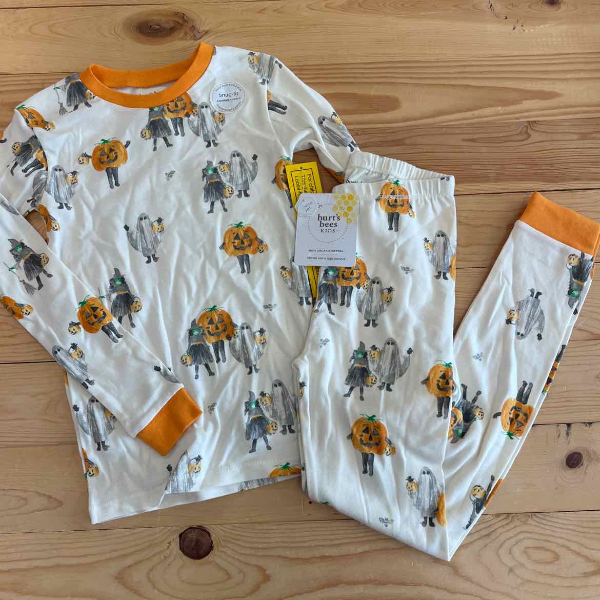 NEW! BURTS BEES HALLOWEEN PAJAMAS 8