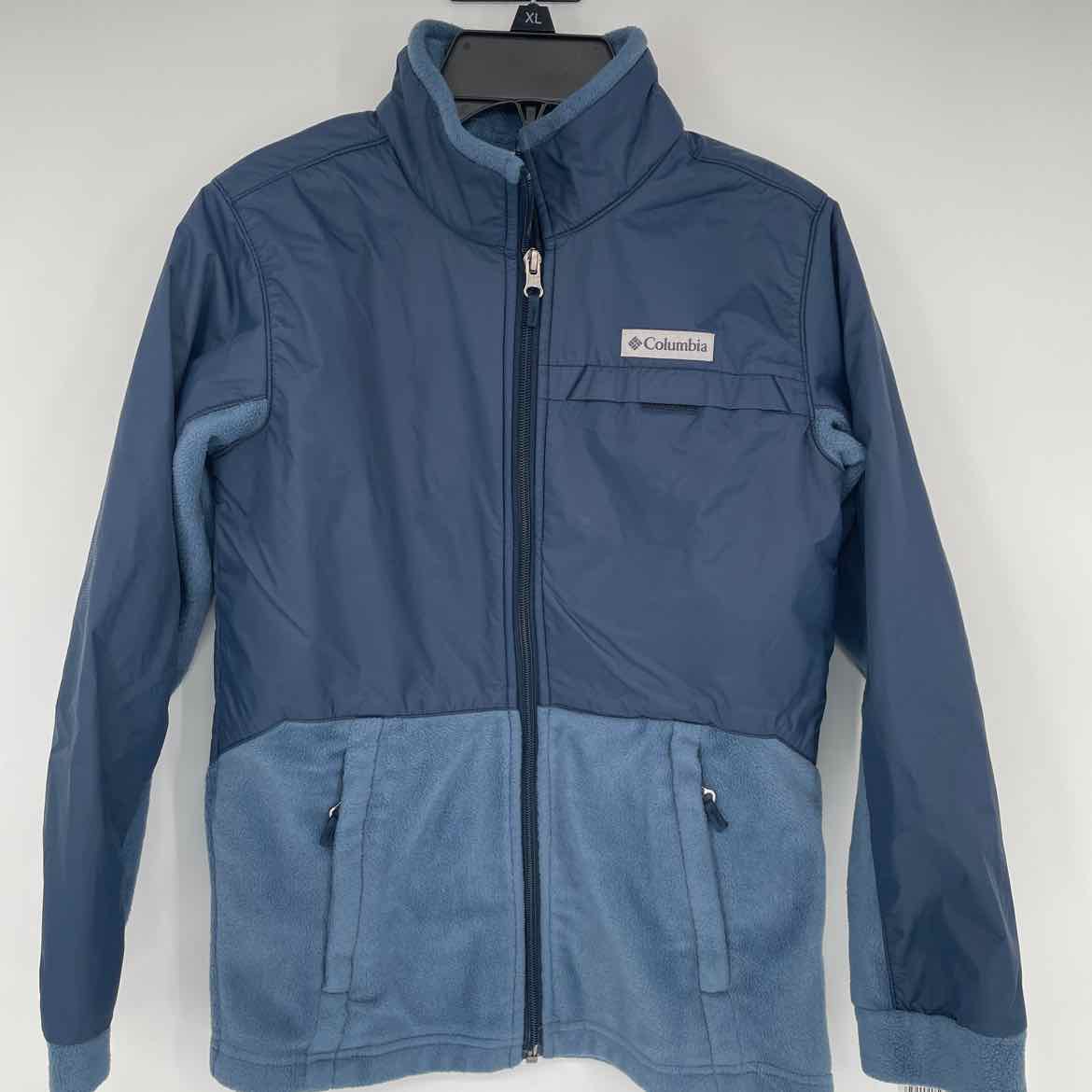 COLUMBIA BLUE FLEECE JACKET 10/12