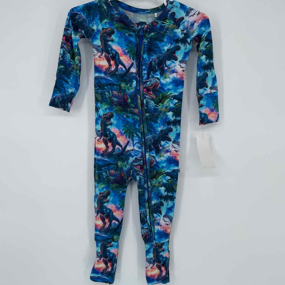 BUMS ROSES BAMBOO DINO OUTFIT 6-9 MOS
