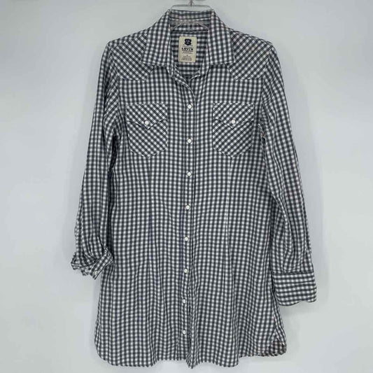 LEVI'S SNAP BUTTON DRESS M