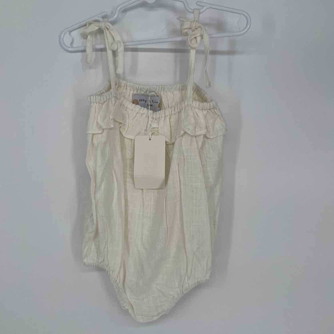 NEW! ABBY & EVIE LINEN BUBBLE 18 MOS