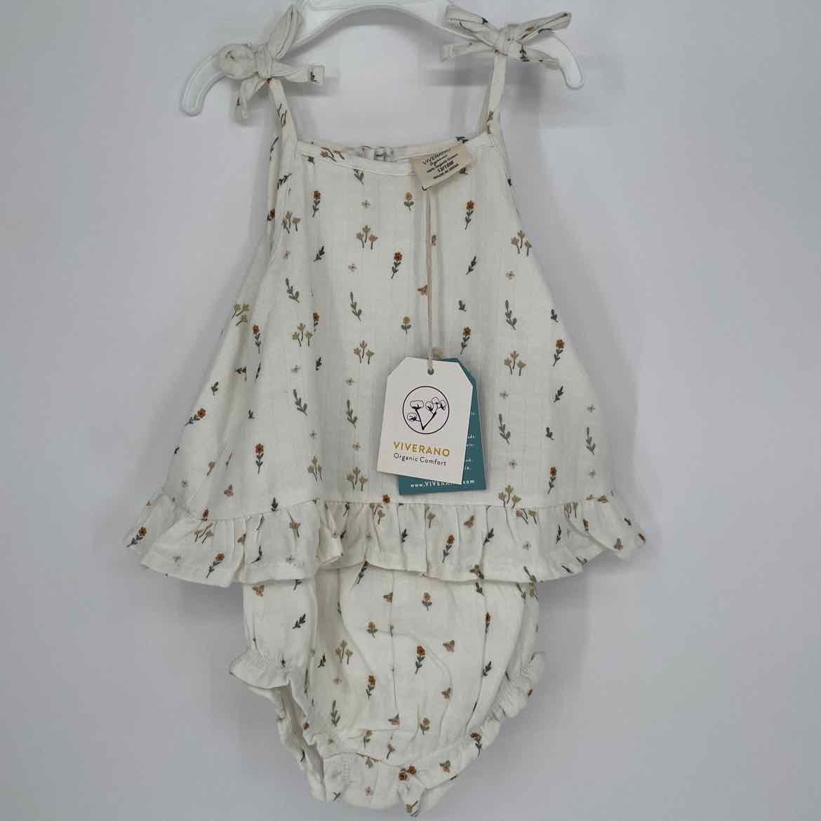NEW! VIVERANO DRESS SET 12-18 MOS