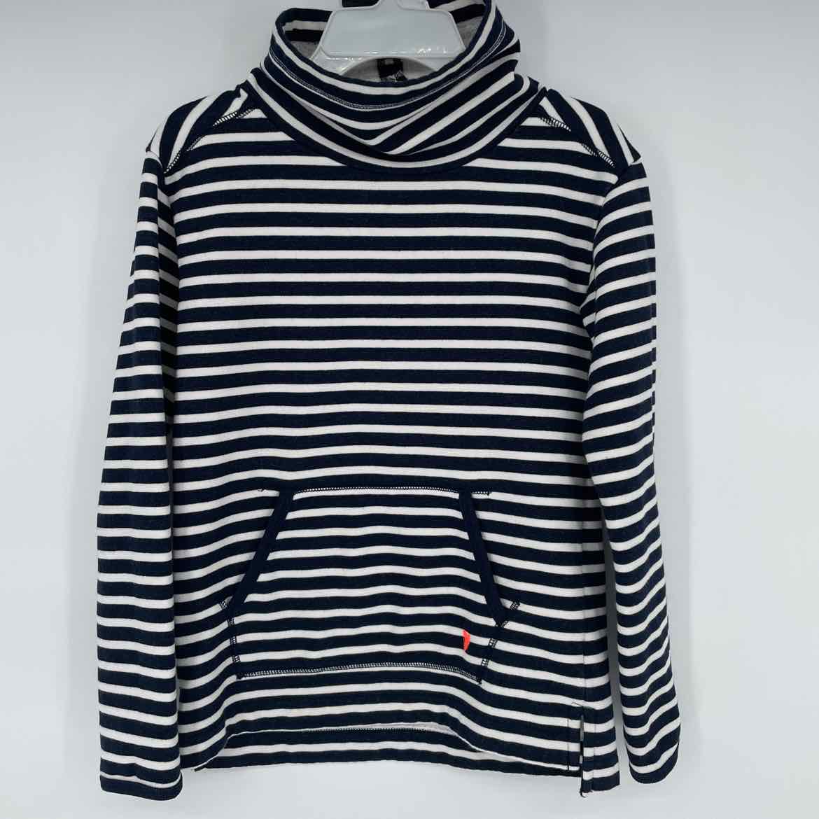 CREWCUTS NAVY STRIPED SHIRT L