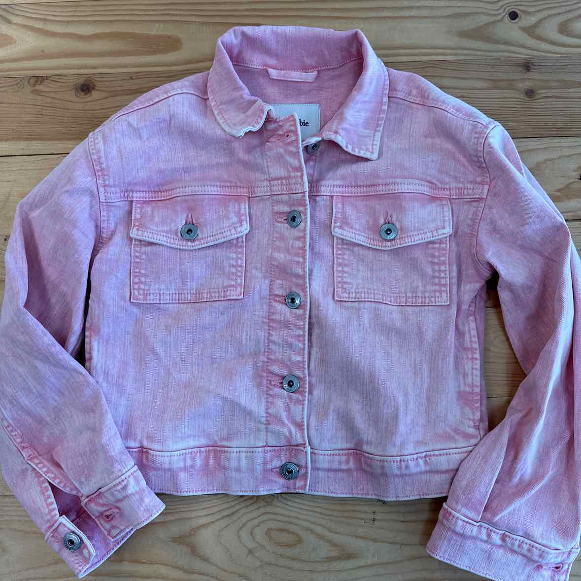 ABERCROMBIE PINK DENIM JACKET 9/10