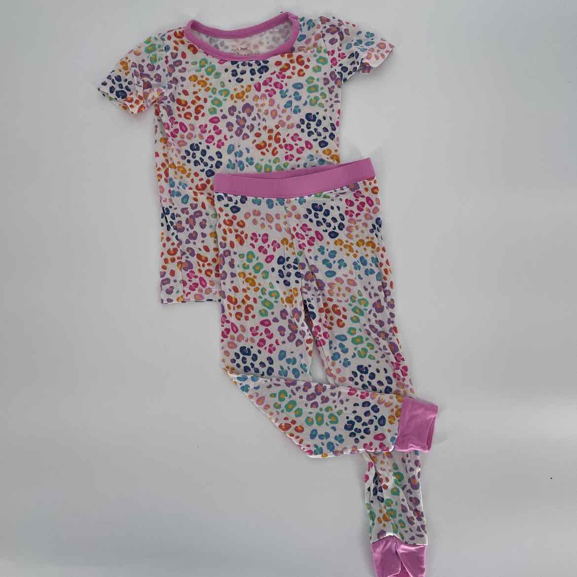 LITTLE SLEEPIES LEOPARD PAJAMAS 2T