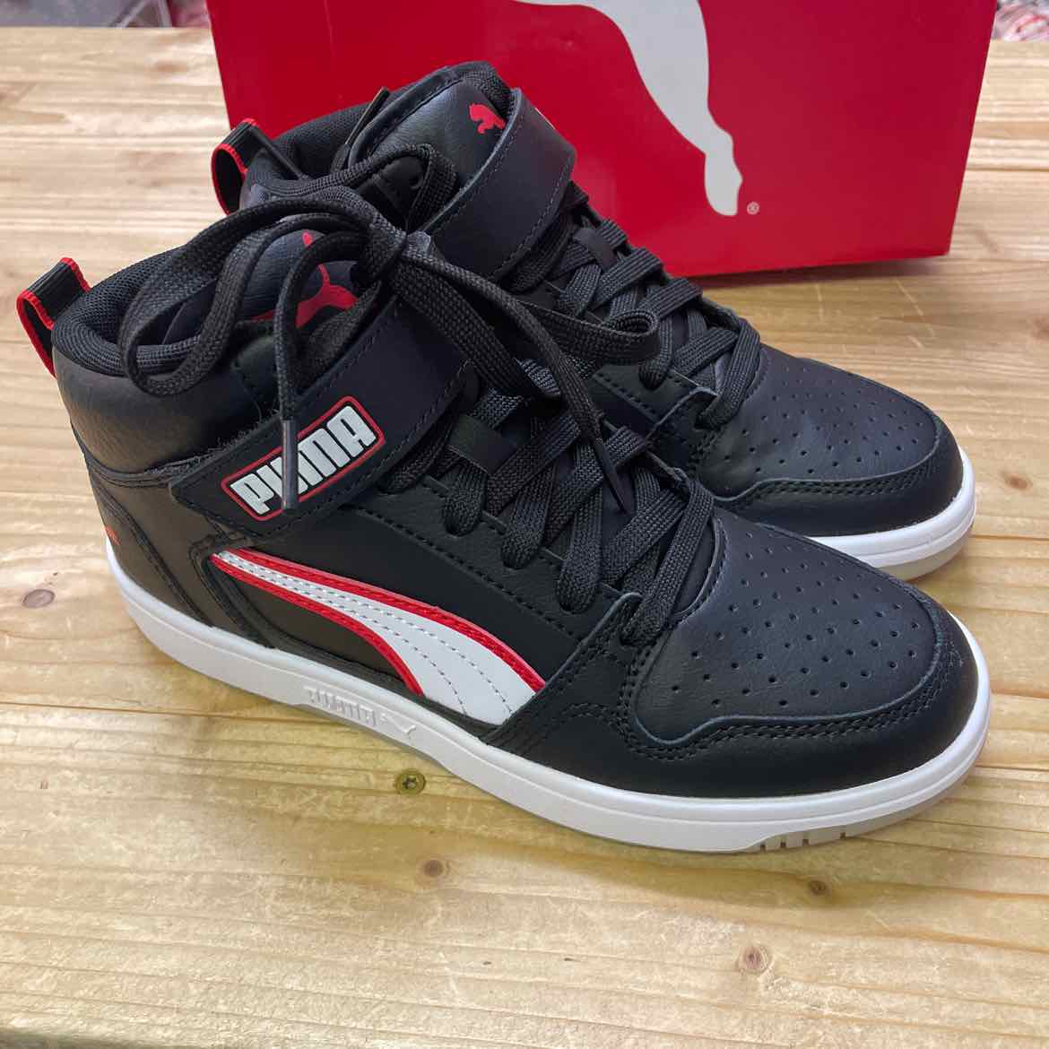 NEW! PUMA REBOUND MID STRAP SHOES 4.5C