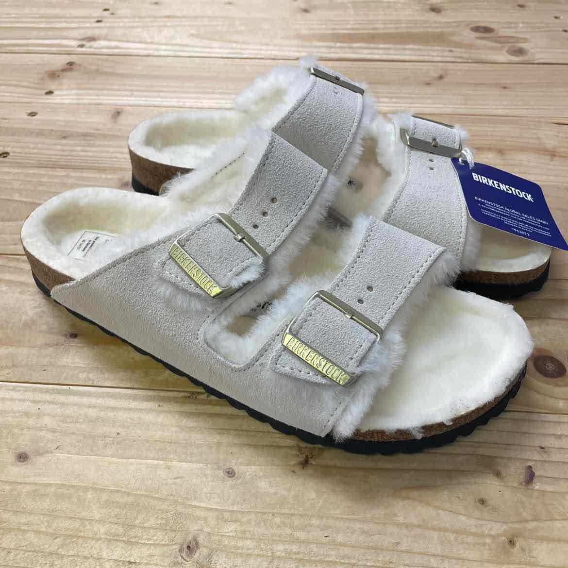BIRKENSTOCKS ARIZONA SHEARLING SUEDE 8