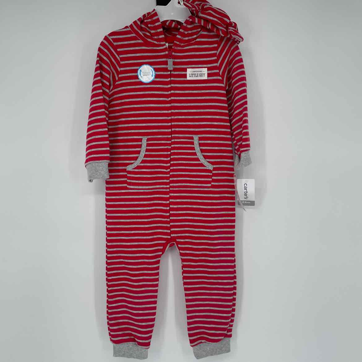 NEW! CARTER'S RED STRIPED 24 MOS