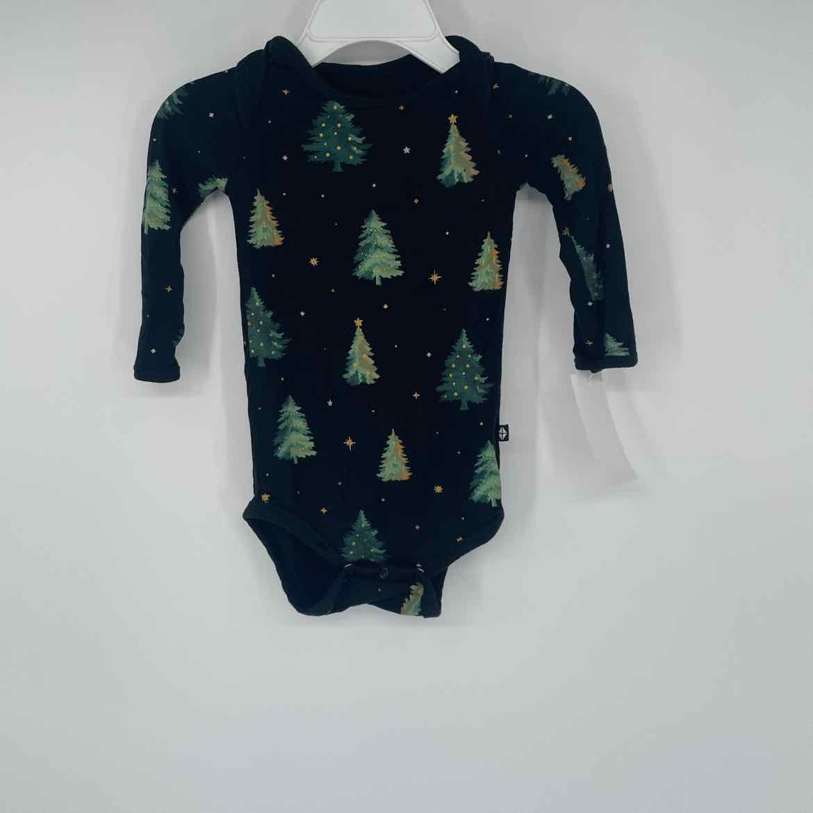 KYTE BABY CHRISTMAS TREE BAMBOO BODYSUIT 6-12 MOS