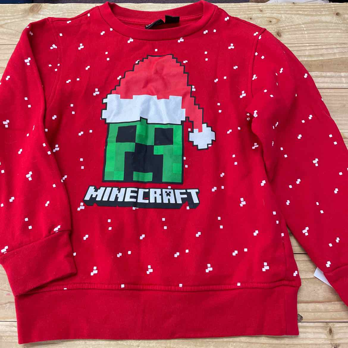 SANTA MINECRAFT CREWNECK M