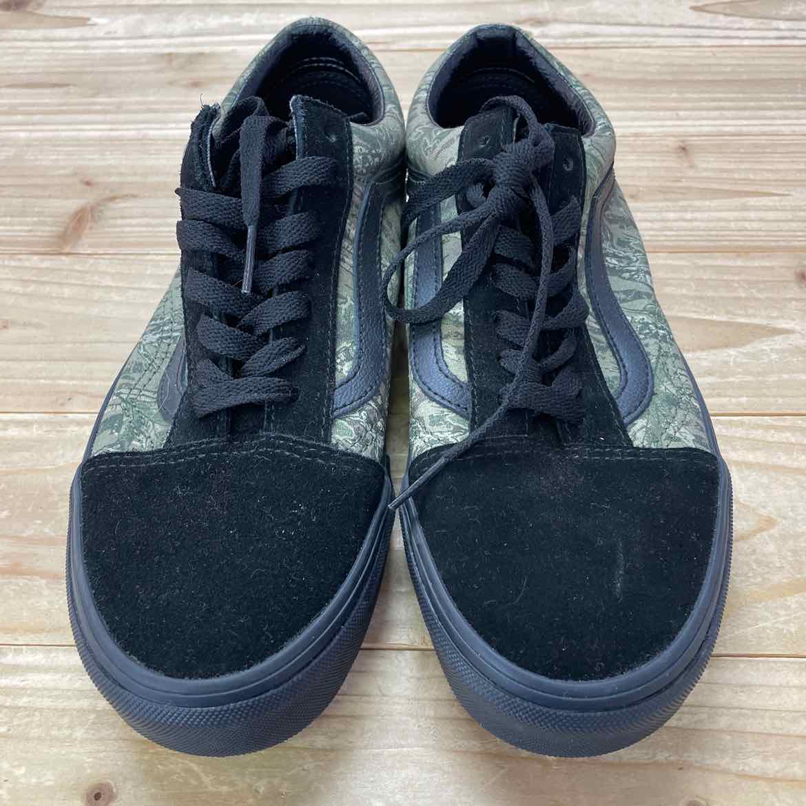 VANS BLACK/CAMO SHOES 6 MENS