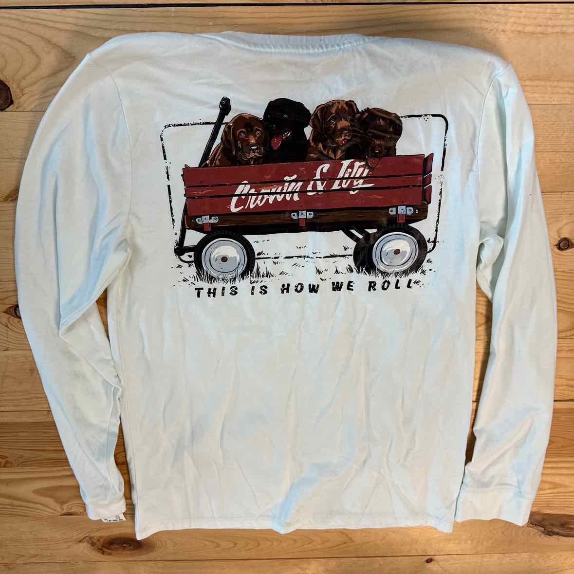 CROWN IVY HOW WE ROLL SHIRT L