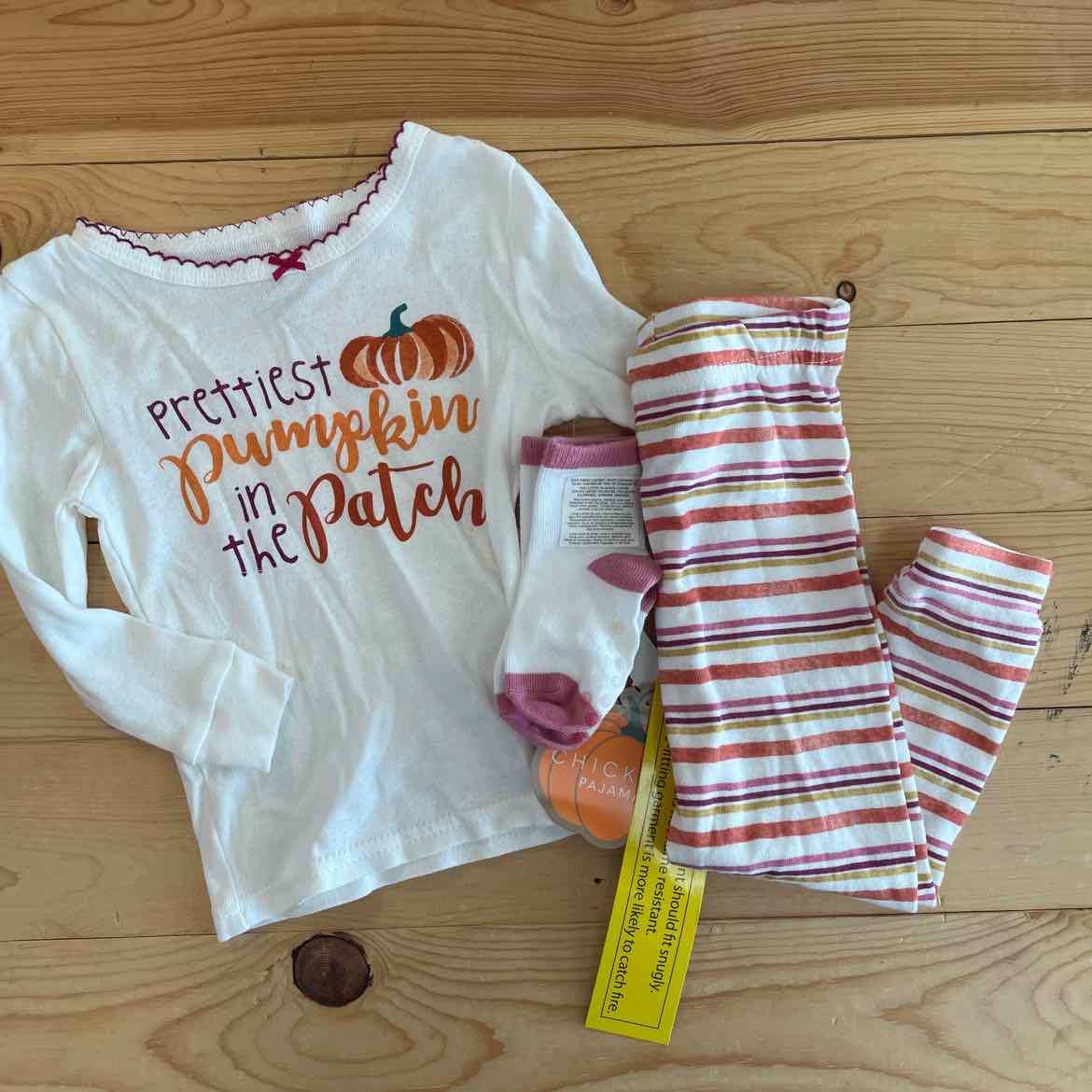 NEW! PUMPKIN PAJAMAS 12 MOS