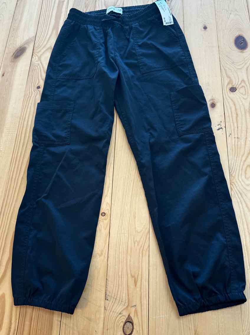 ABERCROMBIE BLACK CARGO JOGGERS 9/10