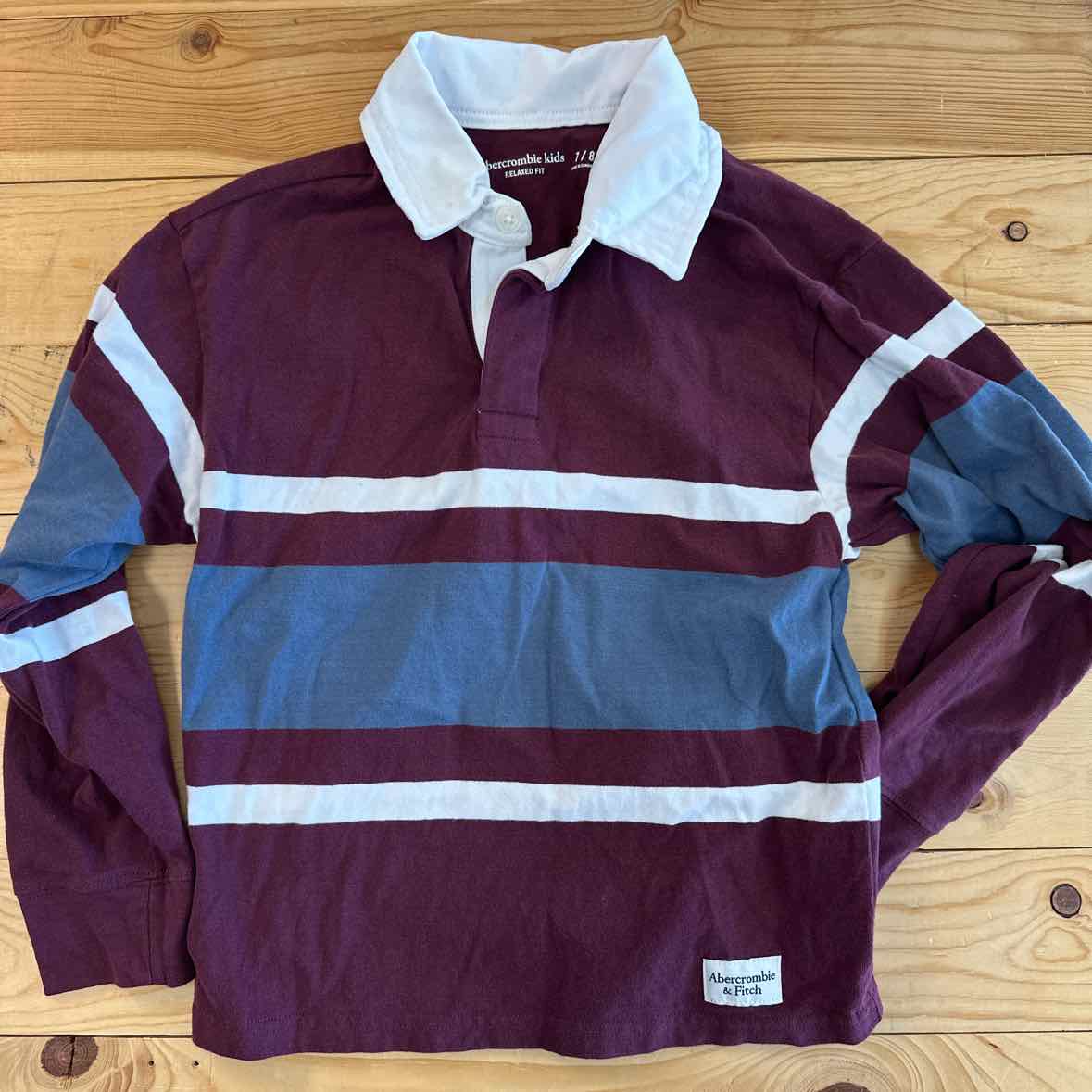 ABERCROMBIE STRIPED SHIRT 7/8