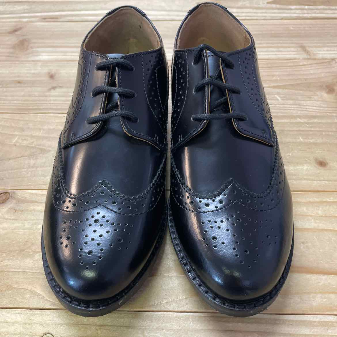 NEW! RALPH LAUREN BLACK SHOES 2 BOYS