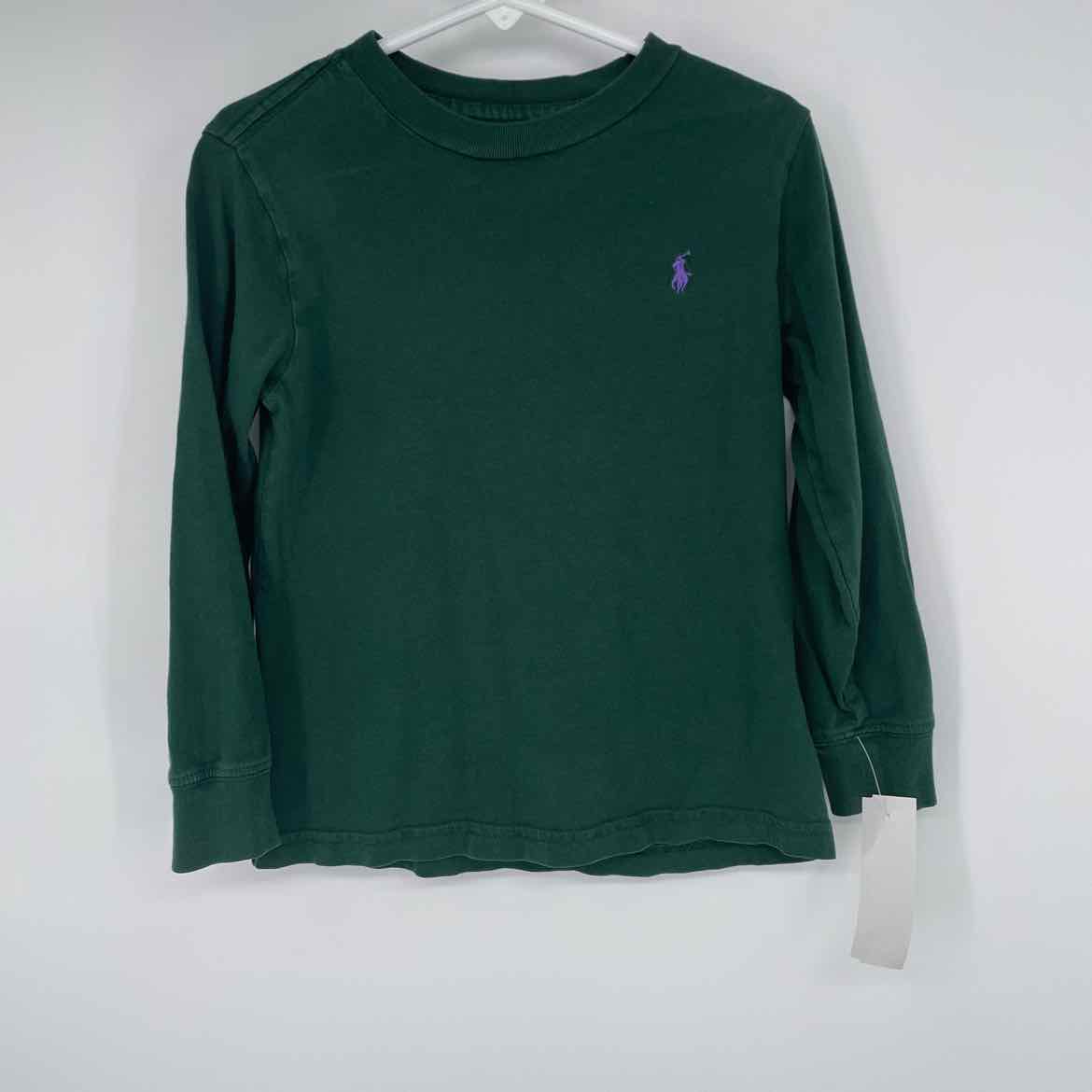 RL POLO GREEN LOGO SHIRT 4T