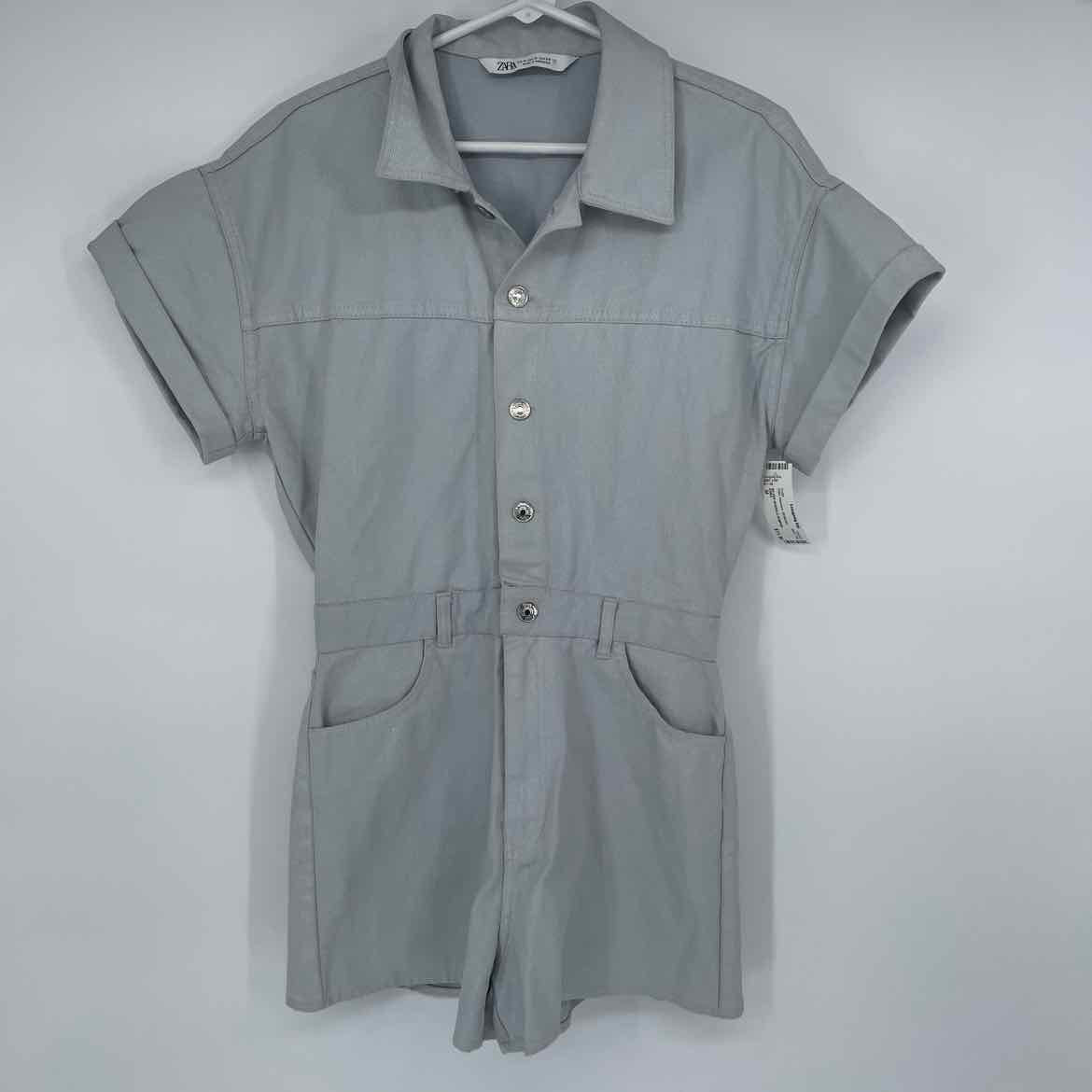 ZARA SILVER ROMPER M