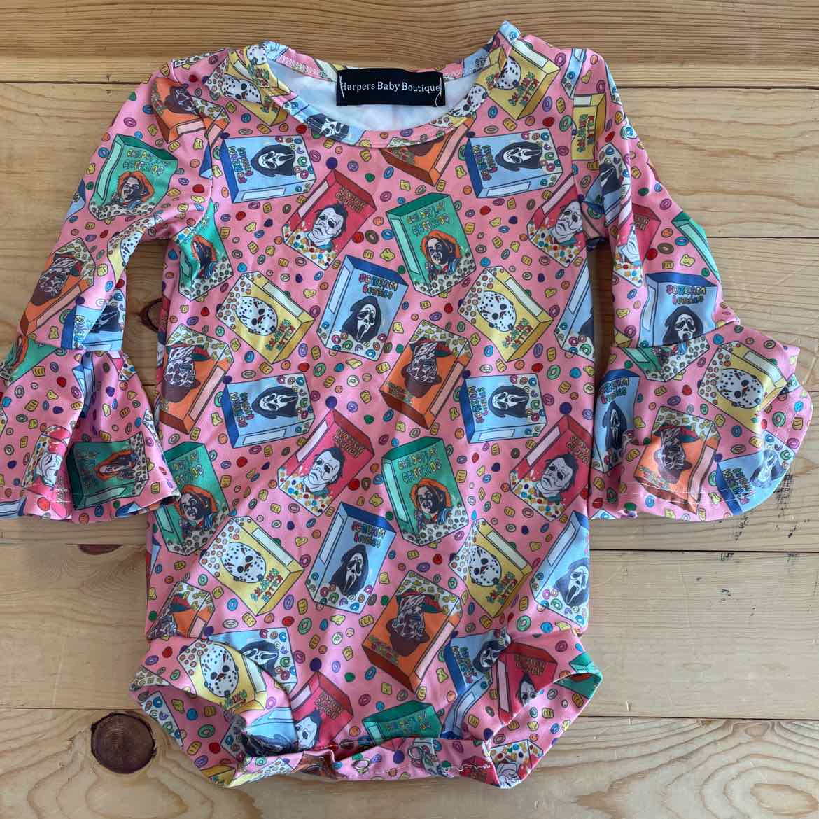 HARPERS HORROR FILM BODYSUIT 18 MOS