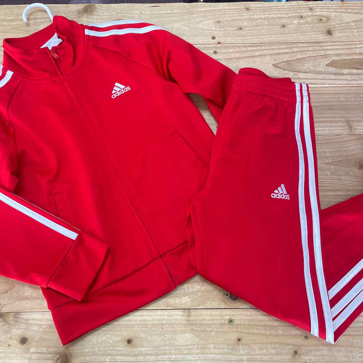 ADIDAS RED TRACK SUIT 5