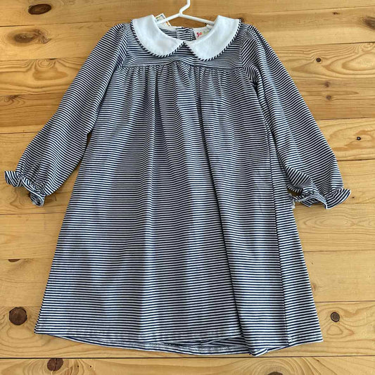 NEW! JELLY BEAN BY SMOCK CANDY NAVY STRIPED DRESS 8