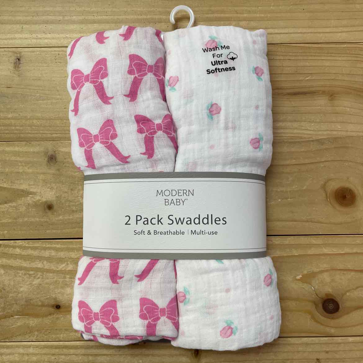 NEW! MODERN BABY 2PC SWADDLES