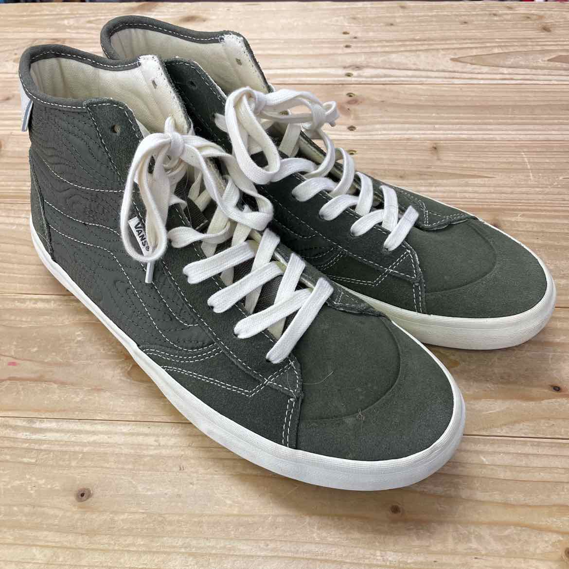 VANS OLIVE SHOES 11