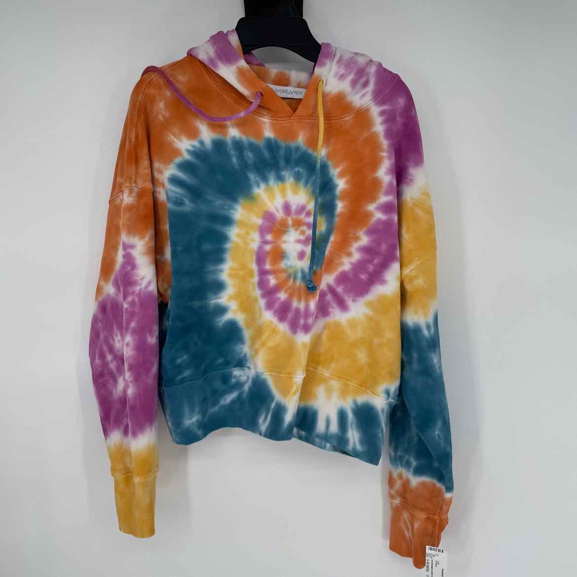 DAYDREAMER CROPPED TIE DYED HOODIE S