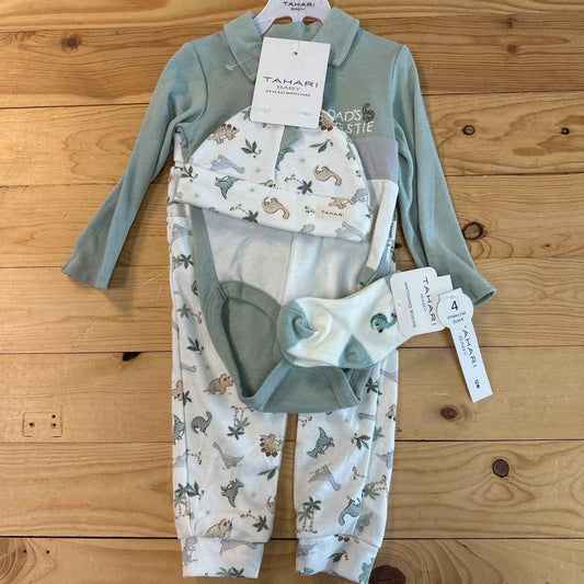 NEW! TAHARI DAD'S BESTIE DINO SET 12 MOS