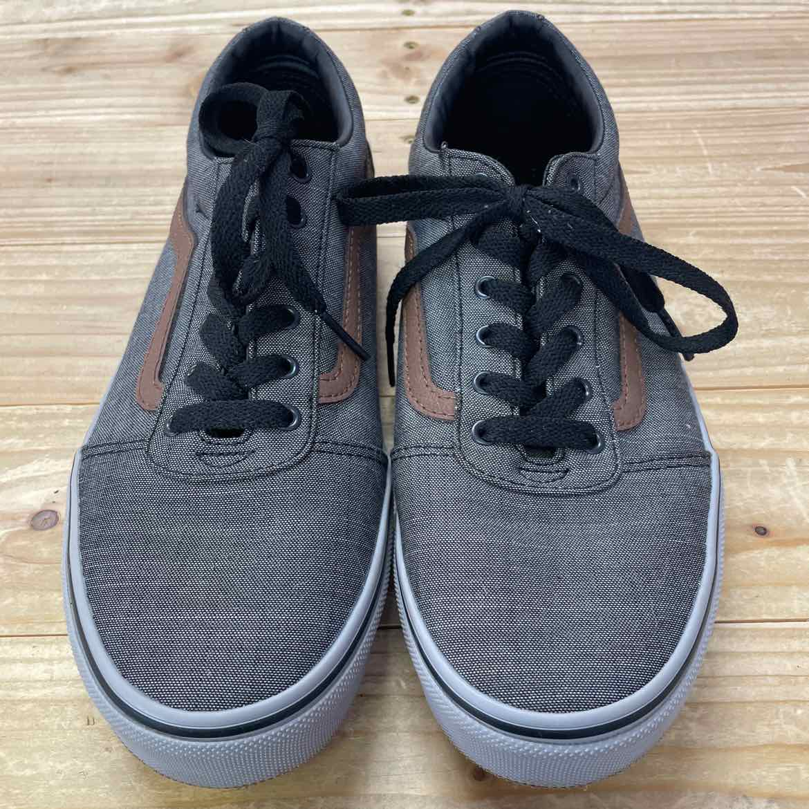 VANS GRAY/BROWN SHOES 6