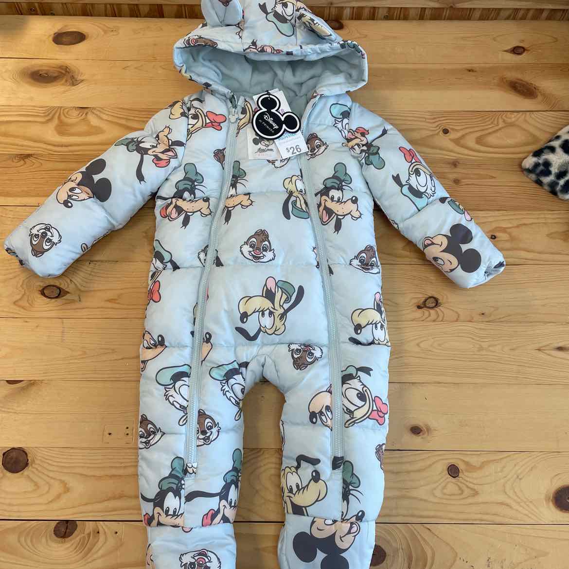 NEW! MICKEY SNOWSUIT 12 MOS