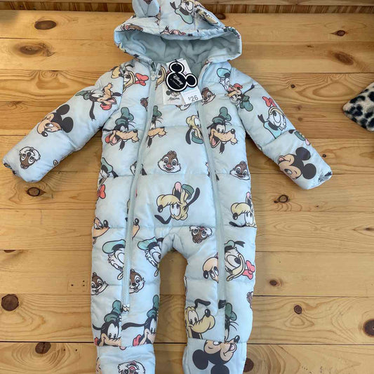 NEW! MICKEY SNOWSUIT 12 MOS