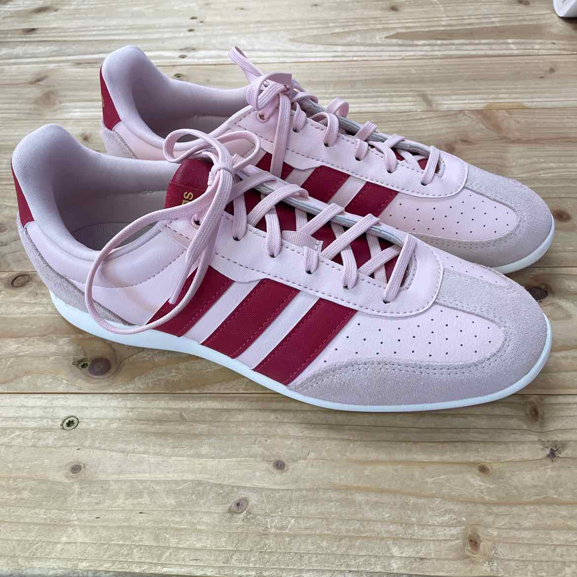NEW! ADIDAS PINK/RED SHOES 8.5