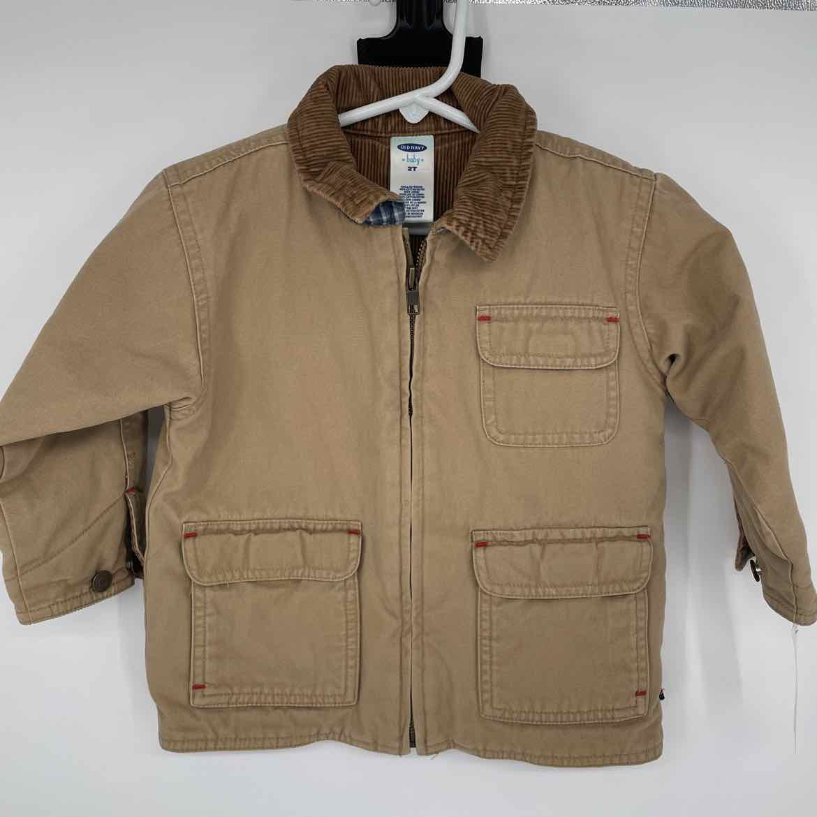 OLD NAVY TAN COAT 2T