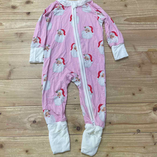 TIDAL TOTS SANTA BAMBOO PAJAMAS 3-6 MOS
